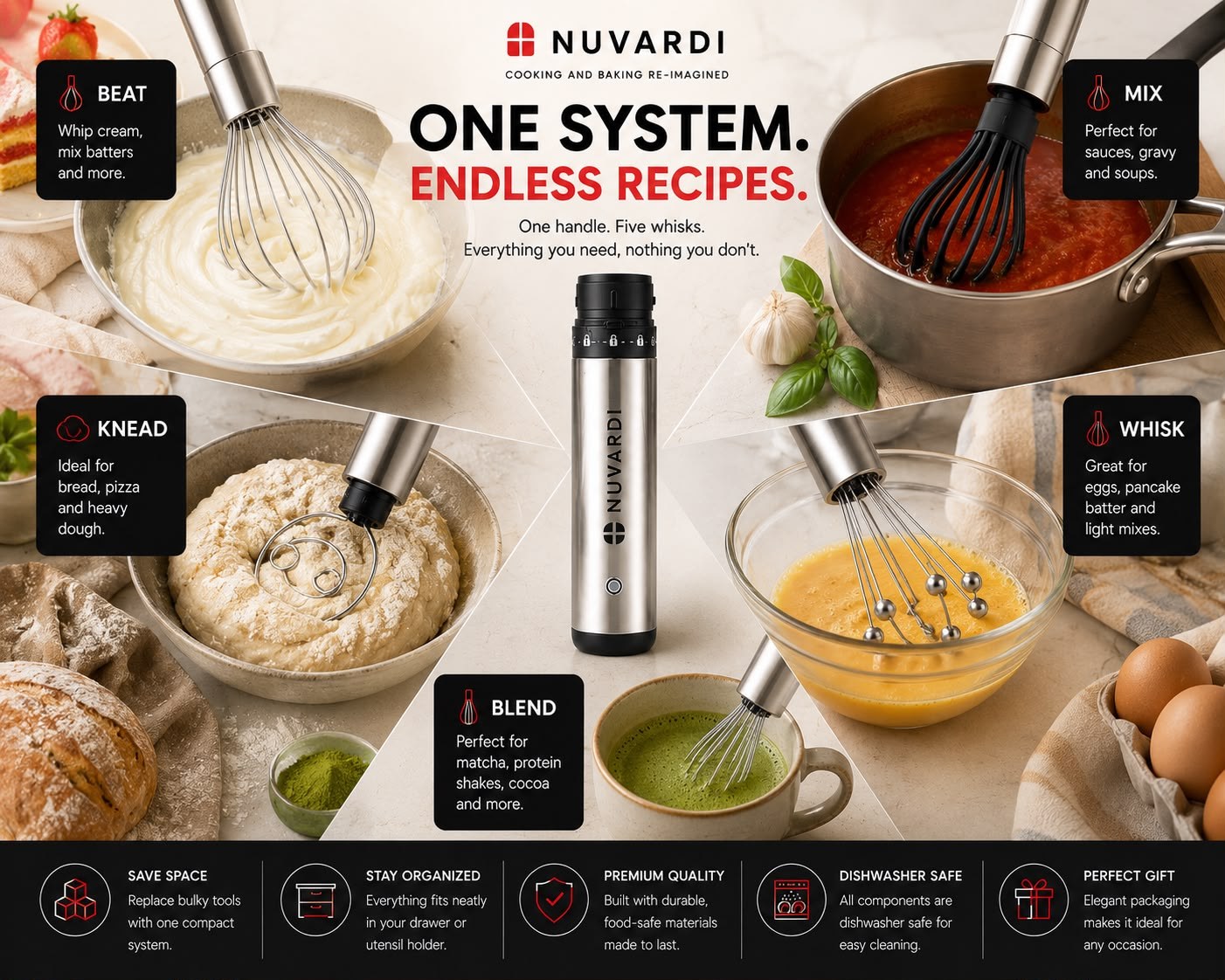 Nuvardi — one system, endless recipes